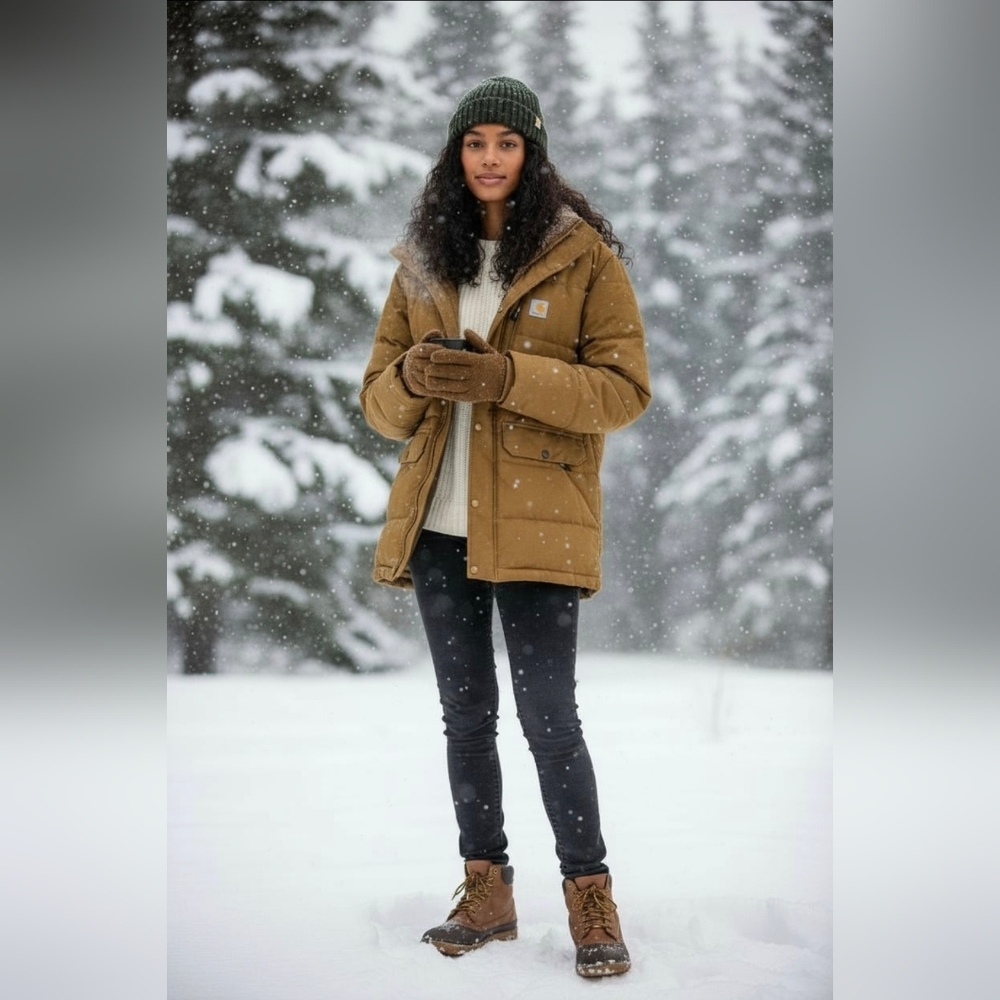 Women's Montana Puffer Jacket  Sherpa Lined Extreme Warmth Rating 4, Size Medium